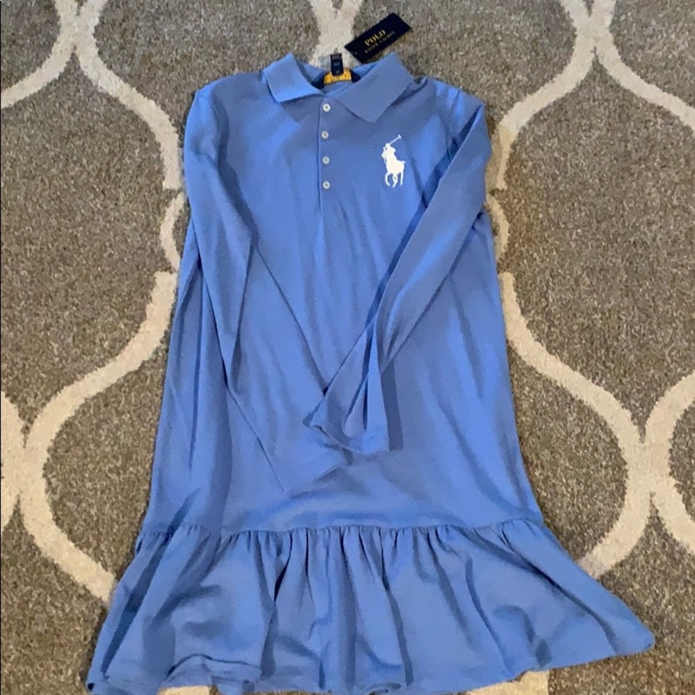 Girls polo dress 12/14 large
